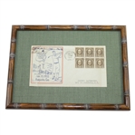Ken Venturis 1933 Augusta National GC "Bobby Jones Golf Course" Opening Day Cover