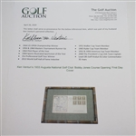 Ken Venturi's 1933 Augusta National GC Bobby Jones Golf Course Opening Day Cover