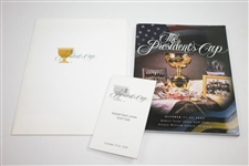 Ken Venturi's 2000 The President's Cup US Captain Team Manual with Letters, Photos, Itineraries, etc.