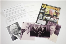 Ken Venturi's 2000 The President's Cup US Captain Team Manual with Letters, Photos, Itineraries, etc.