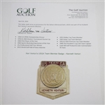 Ken Venturi's USGA Past Walker Cup Team Credentials Badge - Kenneth Venturi