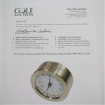 Ken Venturi's Sports Illustrated 35th Anniversary Guest of Honor Tiffany & Co. Clock - 1989