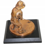 Ken Venturi's Personal Pinehurst Country Club Balfour Putter Boy Statue
