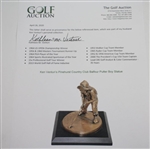 Ken Venturi's Personal Pinehurst Country Club Balfour Putter Boy Statue