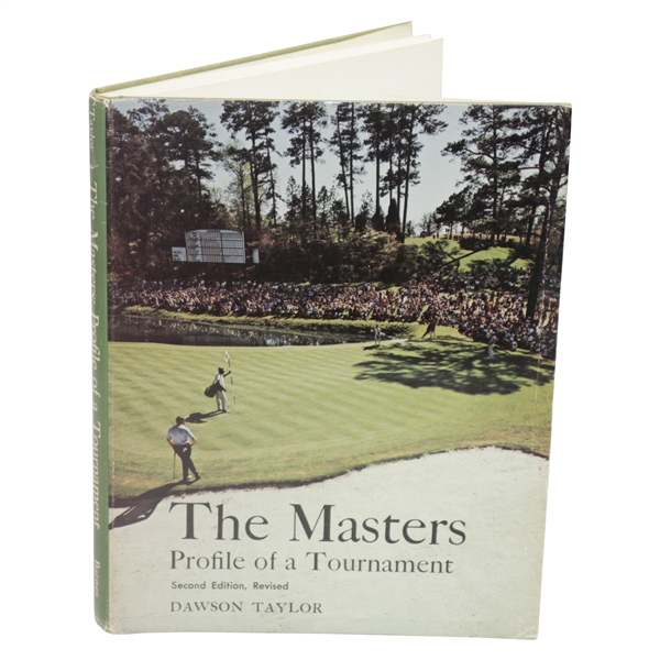 Ken Venturis The Masters: Profile of a Tournament Book Signed & Inscribed by Taylor JSA ALOA
