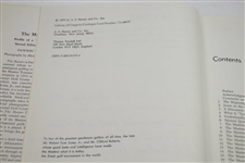 Ken Venturi's 'The Masters: Profile of a Tournament' Book Signed & Inscribed by Taylor JSA ALOA