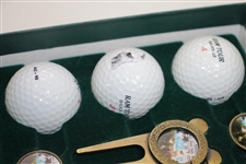 Ken Venturi's 'The Great Rally' Commemorative Golf Balls, Divot Tool, & Ballmarkers