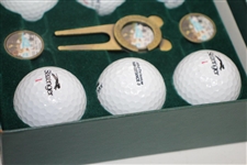 Ken Venturi's 'The Great Rally' Commemorative Golf Balls, Divot Tool, & Ballmarkers