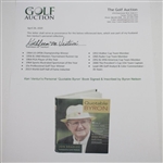 Ken Venturi's 'Quotable Byron' Book Signed & Inscribed by Byron Nelson JSA ALOA