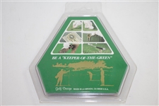 Ken Venturi's Personal Gene Sarazen 'Happy 93rd Birthday' Divot Tool & Two Ballmarkers