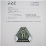 Ken Venturi's Personal Gene Sarazen 'Happy 93rd Birthday' Divot Tool & Two Ballmarkers