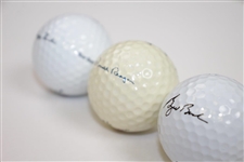 Ken Venturi's Personal Presidential Logo Golf Balls - Ronald Reagan, George H.W. Bush, & George W. Bush