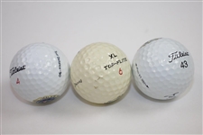 Ken Venturi's Personal Presidential Logo Golf Balls - Ronald Reagan, George H.W. Bush, & George W. Bush
