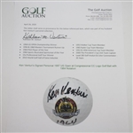 Ken Venturi's Personal Signed 1997 US Open at Congressional Logo Golf Ball with '1964' JSA ALOA