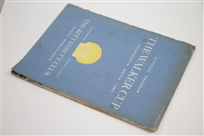 Ken Venturi's Personal 1953 The Walker Cup at The Kittansett Club Official Program