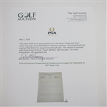 PGA of America Correspondence Questioning Leo Diegel US Citizenship for 1931 Ryder Cup