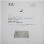 Three Sketches of Proposed 1941 Ryder Cup Winning Team's Award - Gold & Diamond Ring