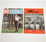 Ken Venturis Personal Signed Golfing (April 1958) & Golf Digest (1965) Magazines JSA ALOA