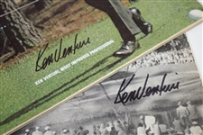 Ken Venturi's Personal Signed Golfing (April 1958) & Golf Digest (1965) Magazines JSA ALOA