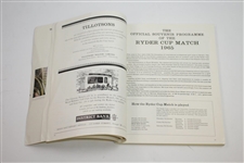 Ken Venturi's Personal 1965 Ryder Cup at Royal Birkdale Official Program