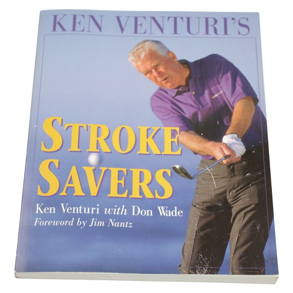 Ken Venturis Personal Stroke Savers Book by Venturi & Don Wade