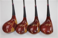 Ken Venturi's Personal Ben Hogan Personal Model 1-4 Woods Serial No. A6504