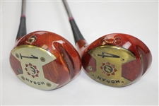 Ken Venturi's Personal Ben Hogan Personal Model 1-4 Woods Serial No. A6504
