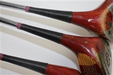 Ken Venturi's Personal Ben Hogan Personal Model 1-4 Woods Serial No. A6504