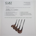 Ken Venturi's Personal Ben Hogan Personal Model 1-4 Woods Serial No. A6504