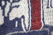 Ken Venturi's Personal 2000 US Open at Pebble Beach Large Throw Blanket