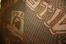 Ken Venturi's Personal 2000 US Open at Pebble Beach Large Throw Blanket