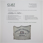 Ken Venturi's Personal 2000 US Open at Pebble Beach Large Throw Blanket