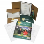 Ken Venturi's Personal 2009 The President's Cup Invitation, Badges, Program, & more