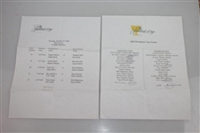 Ken Venturi's Personal 2009 The President's Cup Invitation, Badges, Program, & more