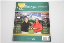 Ken Venturi's Personal 2009 The President's Cup Invitation, Badges, Program, & more