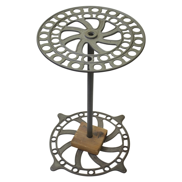1885 S.C. Tatum & Co. Pat. Pend. Golf Club Standing Display Rack - Holds 30 Clubs