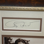 Bobby Jones, Demaret, Hogan, & Nelson Signed Cuts with Surrounding 1940's Sepia Photo of Group JSA ALOA
