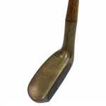R.T.B. Brass Head Putter with Wood Face Insert - Pat. Applied