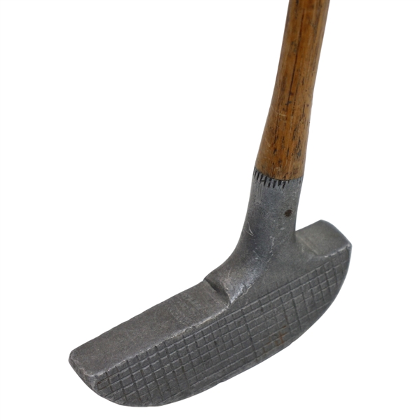Burke Mfg. Co. Newark, OH. Special Aluminum Head Brick Face Putter