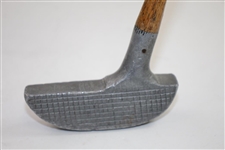 Burke Mfg. Co. Newark, OH. Special Aluminum Head Brick Face Putter