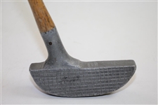 Burke Mfg. Co. Newark, OH. Special Aluminum Head Brick Face Putter