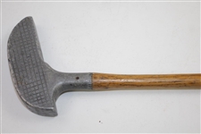 Burke Mfg. Co. Newark, OH. Special Aluminum Head Brick Face Putter