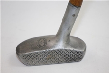 1919 MacGregor Model 4 Cross Hatched Face Putter with W.H.A. on Head - MacGregor Shaft Stamp
