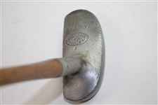 1919 MacGregor Model 4 Cross Hatched Face Putter with W.H.A. on Head - MacGregor Shaft Stamp