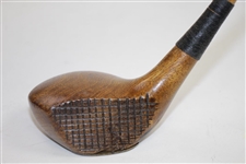 Head Stamp Socket Wood Brassie with Hatch Face - Shaft Sticker