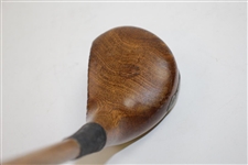 Head Stamp Socket Wood Brassie with Hatch Face - Shaft Sticker