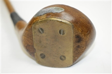 Head Stamp Socket Wood Brassie with Hatch Face - Shaft Sticker