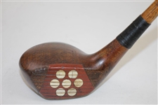 MacGregor Dayton O. Pat. Pend 1919 Fancy Face Wood with Ivory Inserts - Shaft Stamp