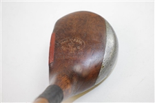MacGregor Dayton O. Pat. Pend 1919 Fancy Face Wood with Ivory Inserts - Shaft Stamp