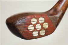 MacGregor Dayton O. Pat. Pend 1919 Fancy Face Wood with Ivory Inserts - Shaft Stamp